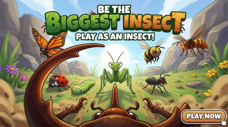 Be the Biggest Insect เกมเอาชีวิตรอดของแมลงตัวหนึ่ง สู่ไททันแมลงแห่ง Roblox