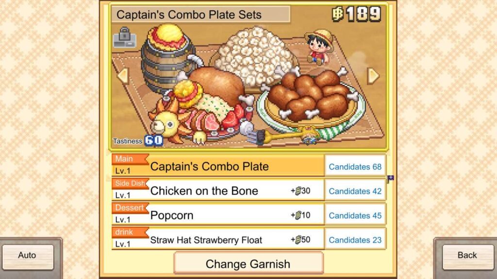 One Piece: Grand Gourmet เกมเปิดร้านอาหารวันพีชสไตล์ Kairosoft

