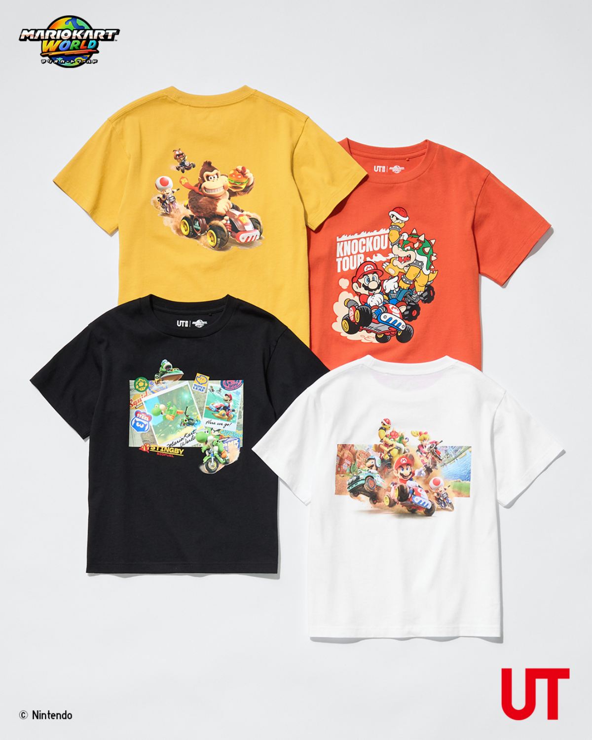 เสื้อยืด UNIQLO UT Collection จากเกม Mario Kart World เตรียมเข้าไทย ก.ย. นี้