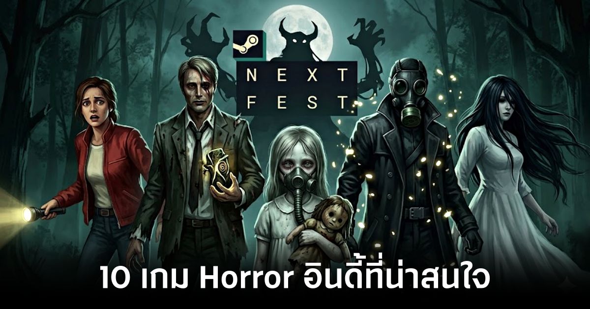 10 เกม Horror อินดี้ที่น่าสนใจในเทศกาล STEAM NEXT FEST 1 10-interesting-indie-horror-games-at-the-steam-next-fest feature