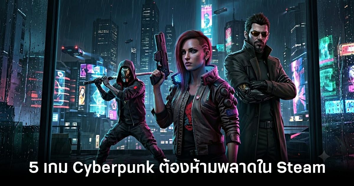 5 Cyberpunk-themed games available on Steam feature