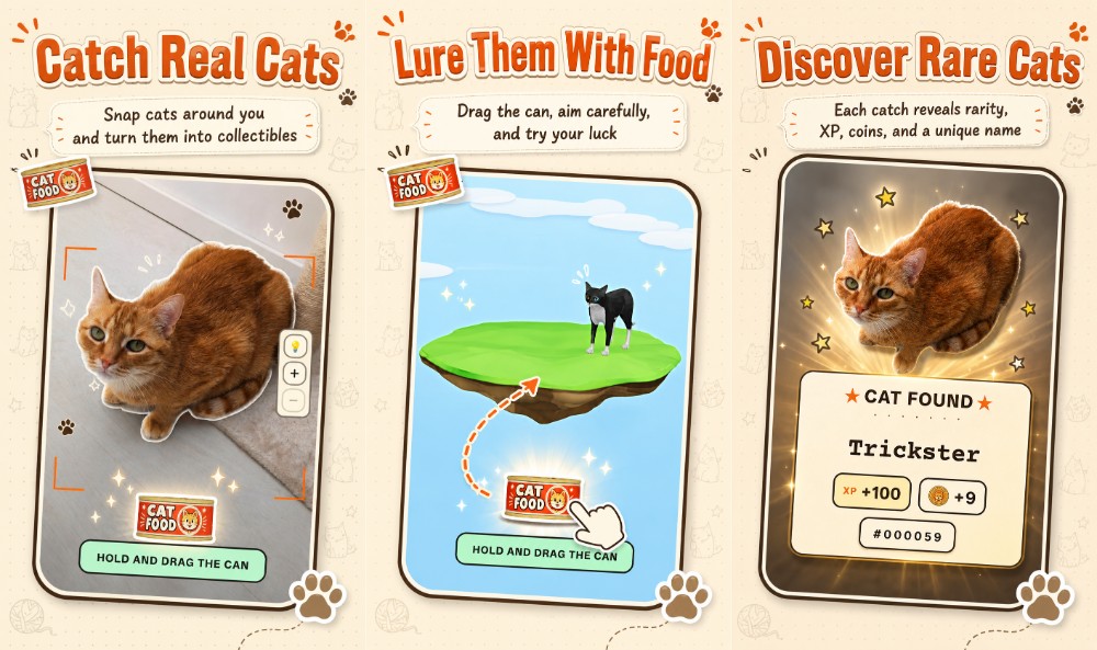 CatchCat เปิดให้บริการบนสโตร์ไทยแล้ว 3 CatchCat