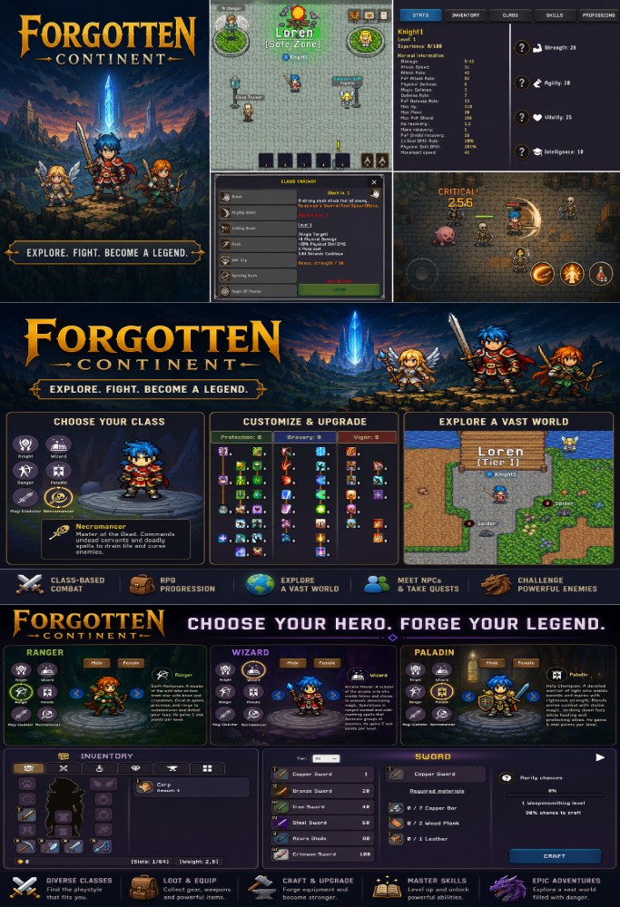 Forgotten Continent เปิดให้บริการบนสโตร์ไทยแล้ว