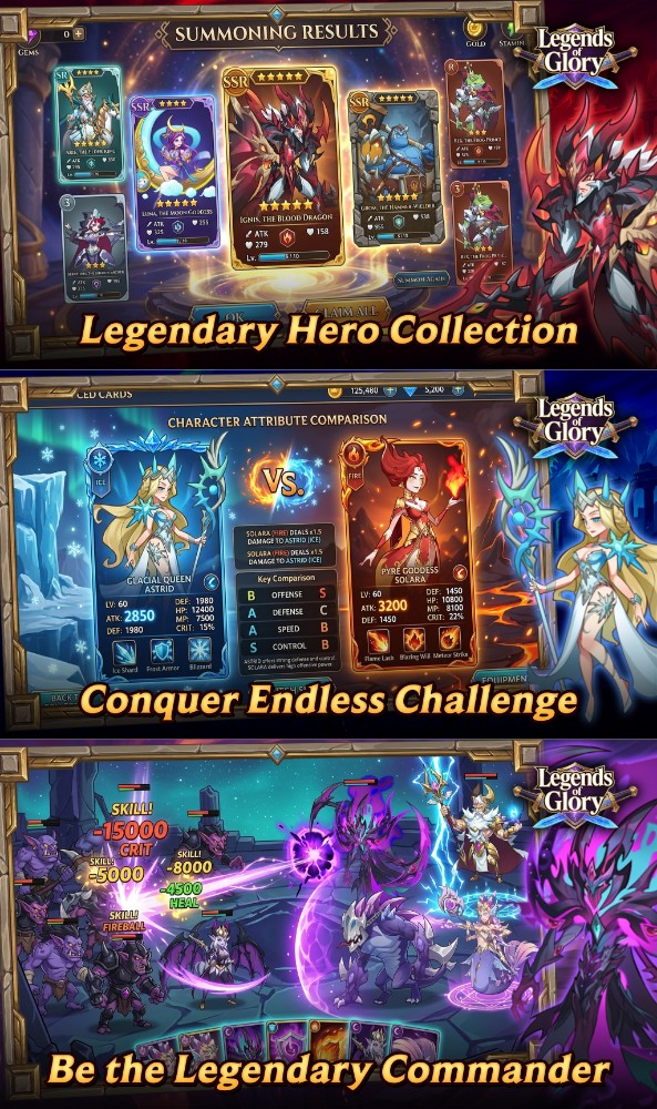 Legends of Glory: Idle Arena เปิดให้บริการบนสโตร์ไทยแล้ว 3 Legends of Glory: Idle Arena