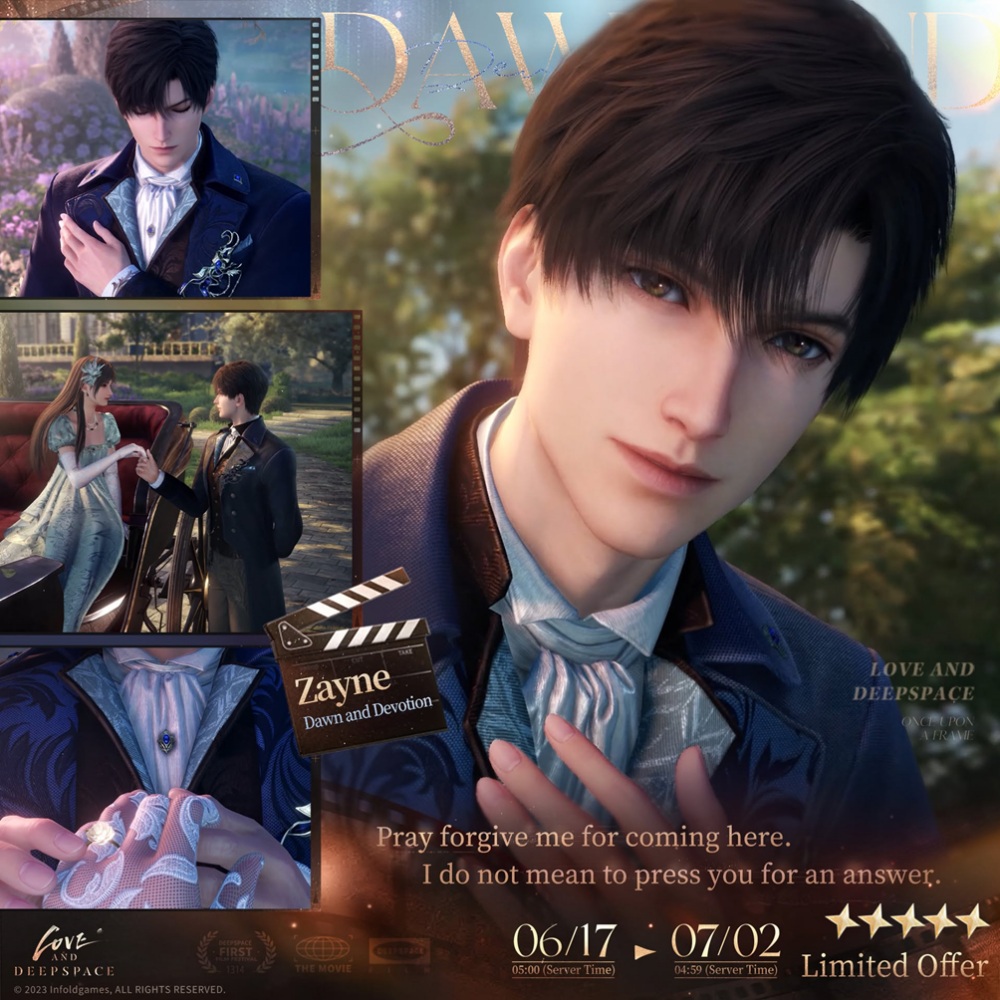 Love and Deepspace เผยโฉมซีรีส์ Interactive Memory ระดับ 5 ดาวใหม่ล่าสุด [Once Upon a Frame]