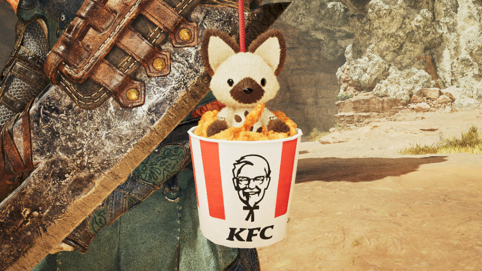 Monster Hunter Wilds แจกไอเทม DLC ที่เคยคอลแลบกับ KFC