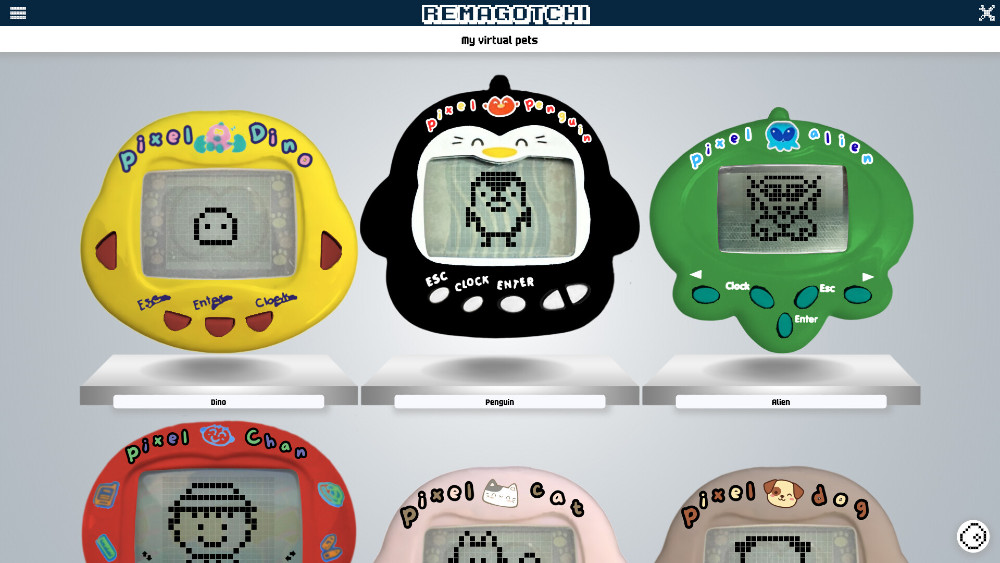 Remagotchi เกมเลี้ยงวิชวลเพ็ทสไตล์เรโทรยุค 90s