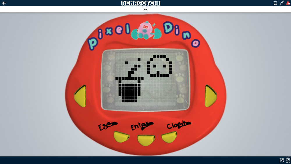 Remagotchi เกมเลี้ยงวิชวลเพ็ทสไตล์เรโทรยุค 90s