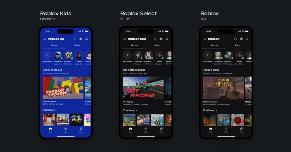 Roblox เปิดใช้งาน Roblox Kids และ Roblox Select ในไทย