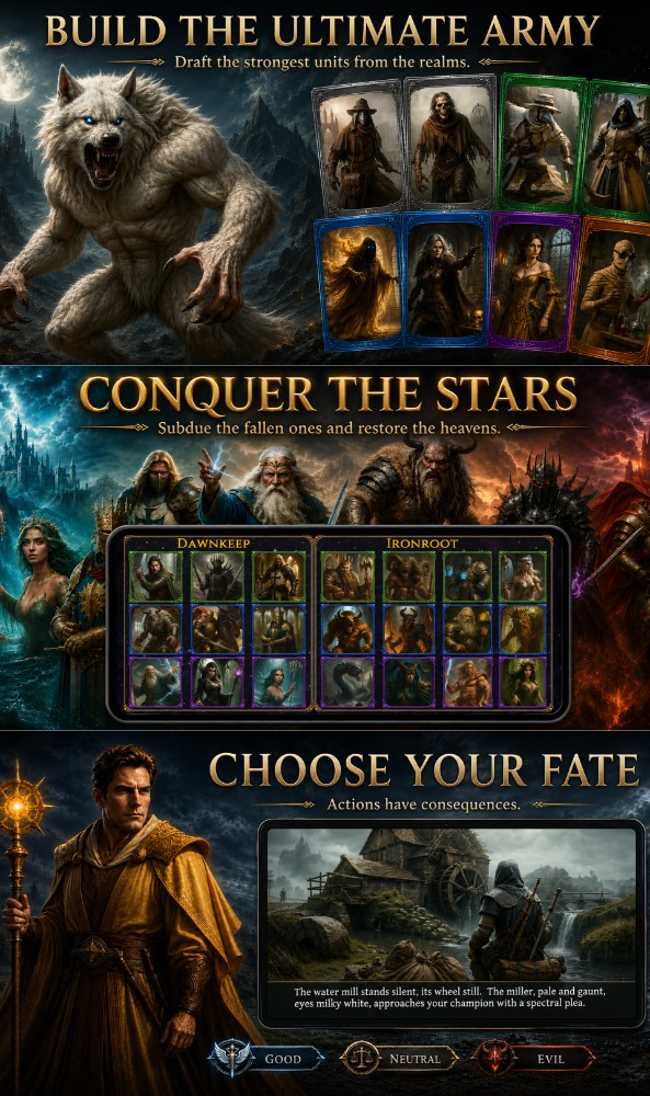 Starfall: Deckbuilder Card RPG เปิดให้บริการบนสโตร์ไทยแล้ว 3 Starfall