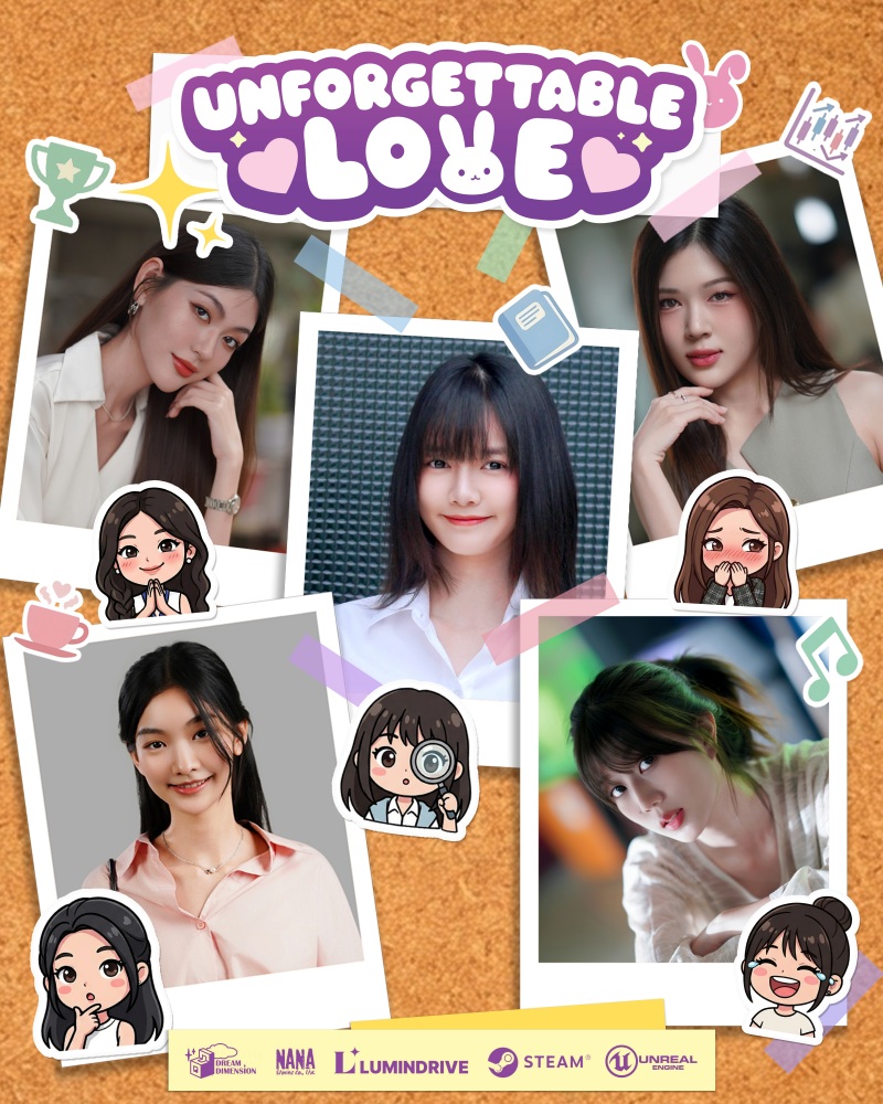 Unforgettable Love เกม FMV แนวโรแมนซ์จากผู้สร้าง Love Love Mystery Club วางจำหน่ายแล้ววันนี้