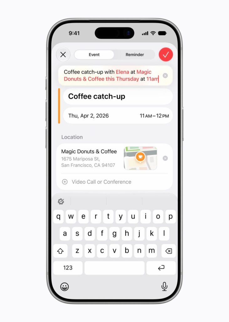 Apple Intelligence นำความสามารถด้าน AI อันทรงพลังมาสู่ประสบการณ์ในชีวิตประจำวัน 12 Apple Intelligence นำความสามารถด้าน AI อันทรงพลังมาสู่ประสบการณ์ในชีวิตประจำวัน