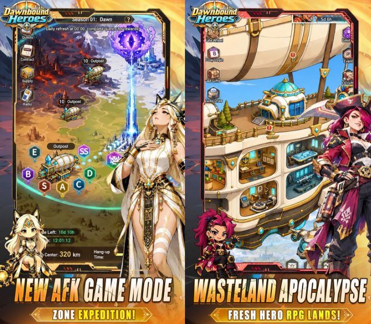 Dawnbound Heroes เกมมือถือ IDLE ธีมผจญภัยลอยฟ้า เปิดให้บริการสโตร์ไทยแล้ว! 5 Dawnbound Heroes เกมมือถือ IDLE ธีมผจญภัยลอยฟ้า เปิดให้บริการสโตร์ไทยแล้ว!