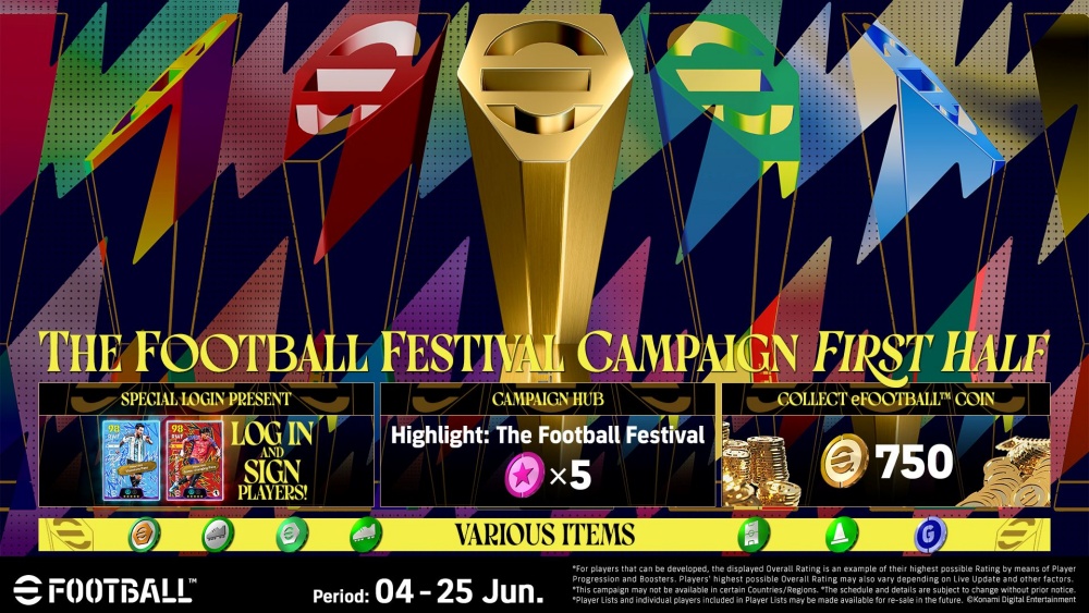 eFootball™ เปิดฉากแคมเปญในเกมระดับโลก ต้อนรับมหกรรมฟุตบอลสุดยิ่งใหญ่!