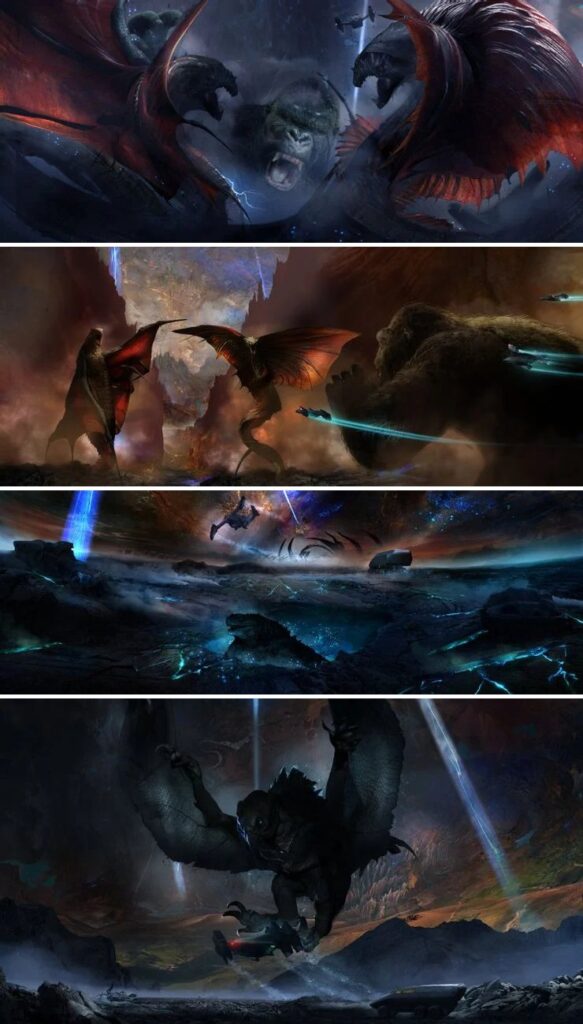 มาชมคอนเซปต์อาร์ต Godzilla vs. Kong เวอร์ชั่นยิ่งใหญ่กว่าเดิม 2 มาชมคอนเซปต์อาร์ต Godzilla vs. Kong เวอร์ชั่นยิ่งใหญ่กว่าเดิม