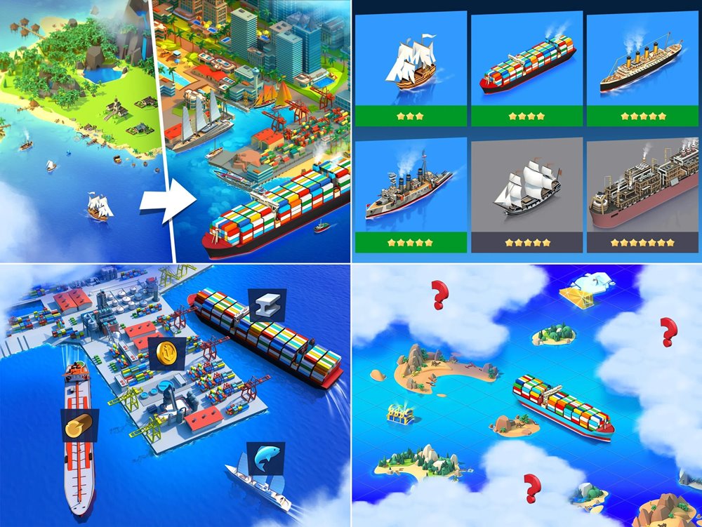 Sea Port เกมมือถือวางแผนบริหารจัดการท่าเรือ 2 Sea Port เกมมือถือวางแผนบริหารจัดการท่าเรือ