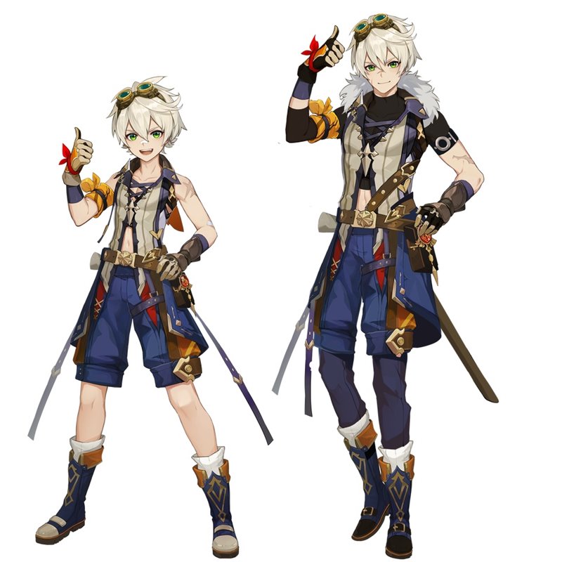 ผู้เล่น Genshin Impact วาดแฟนอาร์ตตัวละครยามโตขึ้น