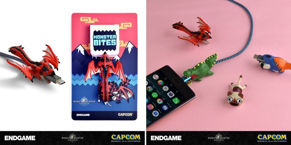 Capcom วางจำหน่ายอุปกรณ์ป้องกันสาย USB รุ่น Monster Hunter