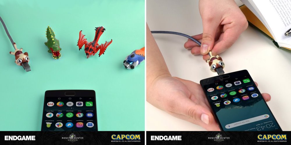 Capcom วางจำหน่ายอุปกรณ์ป้องกันสาย USB รุ่น Monster Hunter