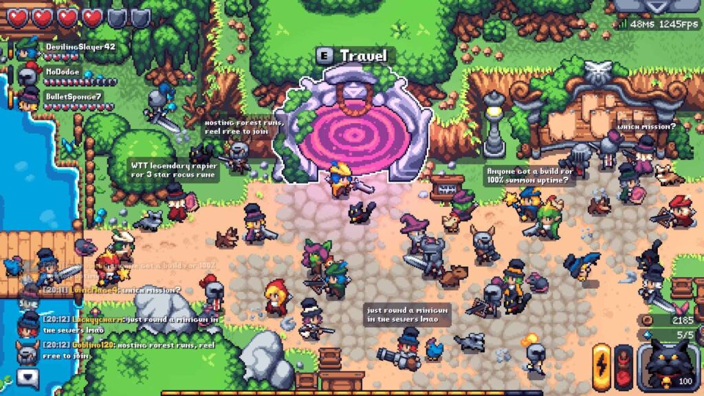 Runeward Online เกมออนไลน์เล่นฟรีตะลุยดันเจียนแบบ Bullet Hell ประกาศเปิดตัวอย่างเป็นทางการ 5 runeward-online