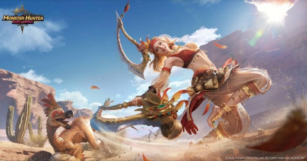 Garena จะทำหน้าที่เป็นผู้ให้บริการ Monster Hunter Outlanders ในประเทศไทย 3 Garena จะทำหน้าที่เป็นผู้ให้บริการ Monster Hunter Outlanders ในไทย