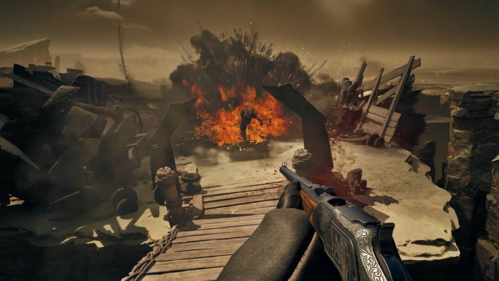 Guns of Eschaton เกมแอ็กชัน Souls-like FPS ธีมคาวบอยตะวันตก

