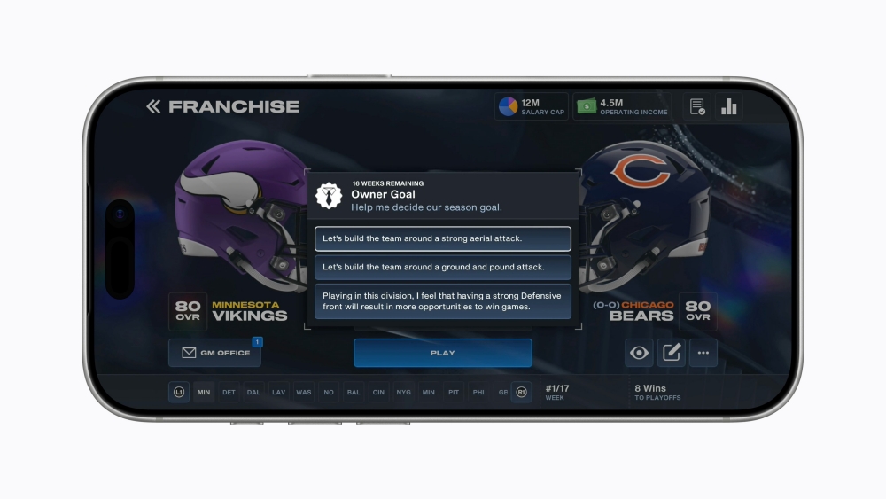 EA SPORTS Madden NFL 27 Arcade Edition นำเกมอเมริกันฟุตบอลสุดสมจริงมาอยู่บน Apple Arcade ในวันที่ 6 สิงหาคมนี้ 4 EA SPORTS Madden NFL 27 Arcade Edition นำเกมอเมริกันฟุตบอลสุดสมจริงมาอยู่บน Apple Arcade ในวันที่ 6 สิงหาคมนี้