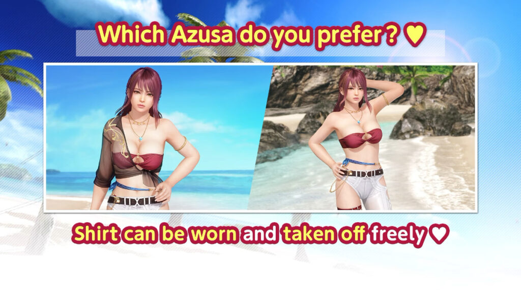 วีนัสคนใหม่ "Azusa" เข้าเกม DEAD OR ALIVE Xtreme Venus Vaction เซิร์ฟเวอร์ Steam แล้ว! 9 วีนัสคนใหม่ "Azusa" เข้าเกม DEAD OR ALIVE Xtreme Venus Vaction เซิร์ฟเวอร์ Steam แล้ว!