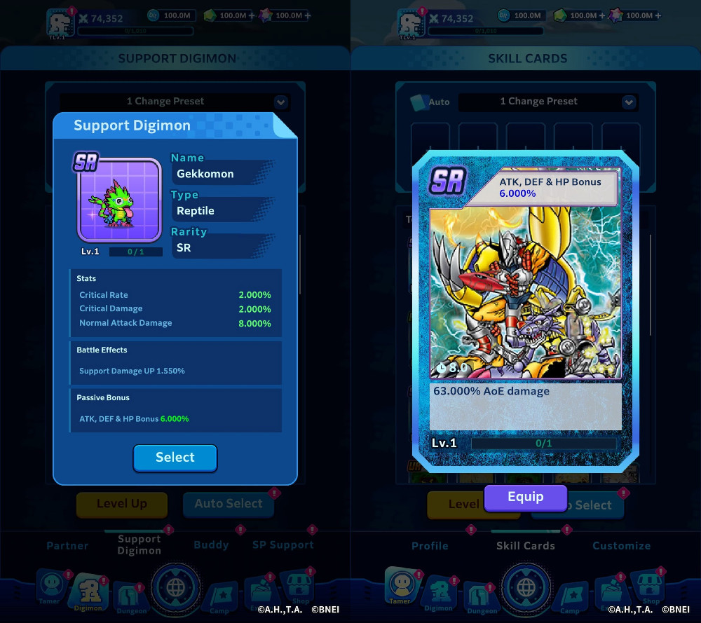 Digimon UP เปิดเผยข้อมูลระบบการเล่นพื้นฐาน 4 Digimon UP เปิดเผยข้อมูลระบบการเล่นพื้นฐาน