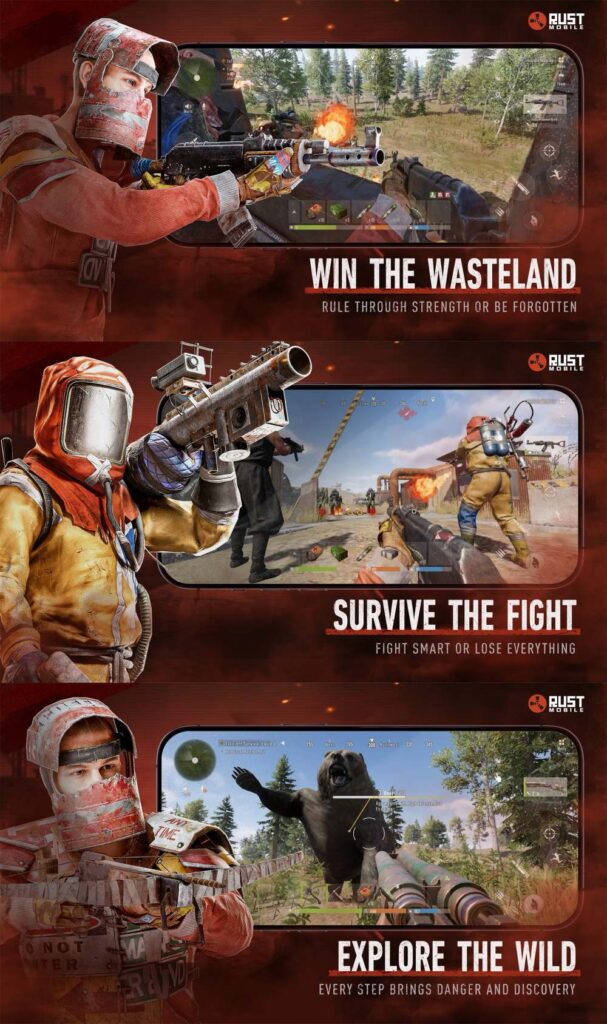 Rust Mobile เปิดดาวน์โหลดล่วงหน้าบนสโตร์โซน ฮ่องกง & มาเก๊า 3 Rust Mobile เปิดดาวน์โหลดล่วงหน้าบนสโตร์โซน ฮ่องกง & มาเก๊า