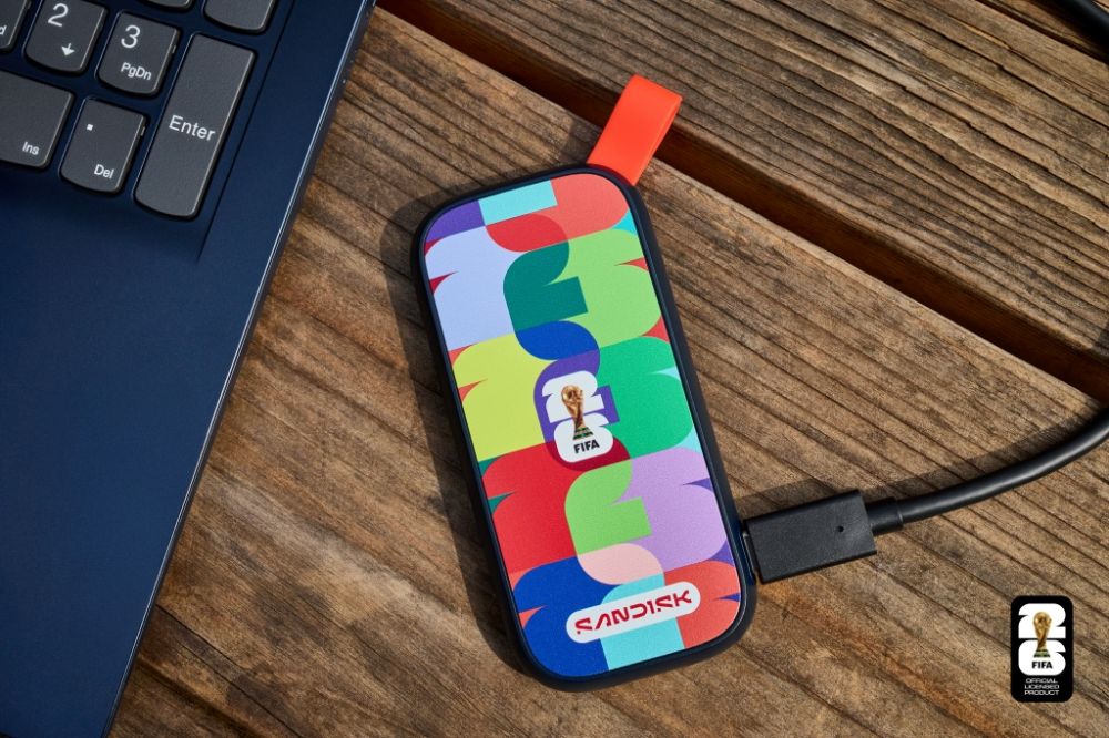 SANDISK ร่วมเฉลิมฉลอง FIFA World Cup 2026™ ด้วยคอลเลกชันผลิตภัณฑ์ 3 SANDISK ร่วมเฉลิมฉลอง FIFA World Cup 2026™ ด้วยคอลเลกชันผลิตภัณฑ์