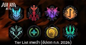 Tier List เส้นทางแห่งเทพเจ้า Duriano: Roguelike RPG (อัปเดต ก.ค. 2026)