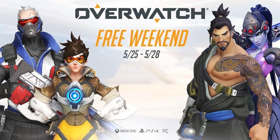 โหลดรอเลย! Overwatch เปิดให้เล่นฟรี 25 – 28 นี้!