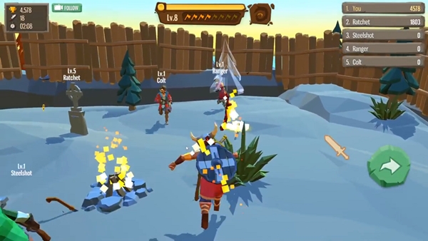 พร้อมปา! ถึงเวลาขว้างขวานในเกม AXE.IO 5 พร้อมปา! ถึงเวลาขว้างขวานในเกม AXE.IO