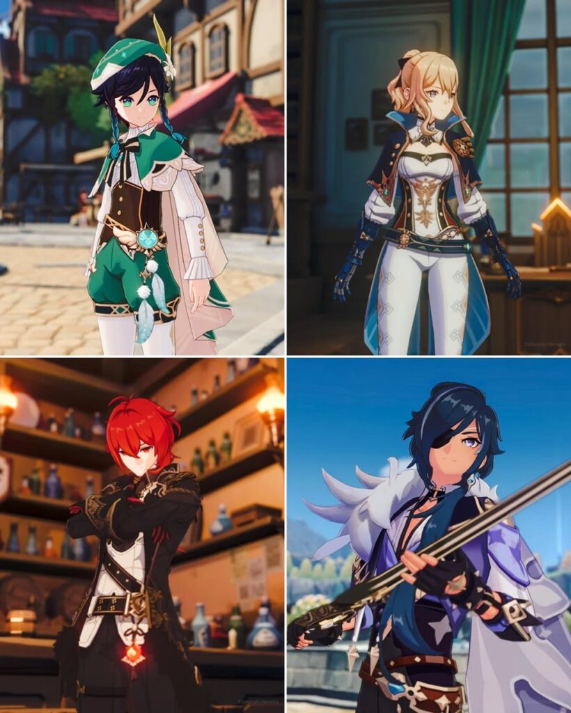 แฟนเกม Genshin Impact ถ่ายรูปตัวละครทุกตัวใน Mondstadt 2 แฟนเกม Genshin Impact ถ่ายรูปตัวละครทุกตัวใน Mondstadt