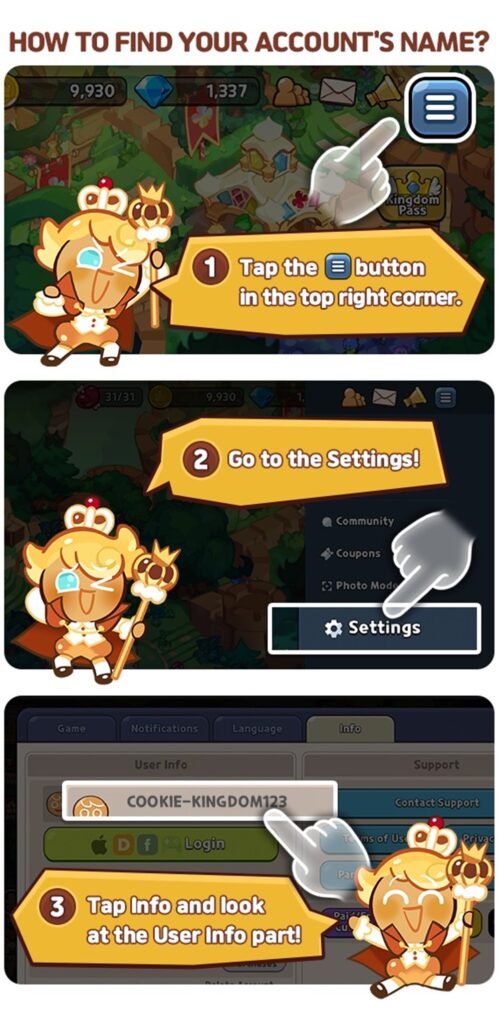 รวมโค้ด Cookie Run: Kingdom แจกเพชรฟรีมากกว่า 5,000 เม็ด 3 รวมโค้ด Cookie Run: Kingdom แจกเพชรฟรีมากกว่า 5,000 เม็ด
