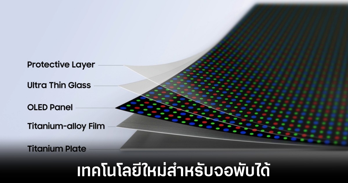 Samsung เปิดตัวเทคโนโลยี Flex Titanium พลิกโฉมหน้าจอพับได้รุ่นใหม่ 1 samsung-titanium-flex-display-reveal