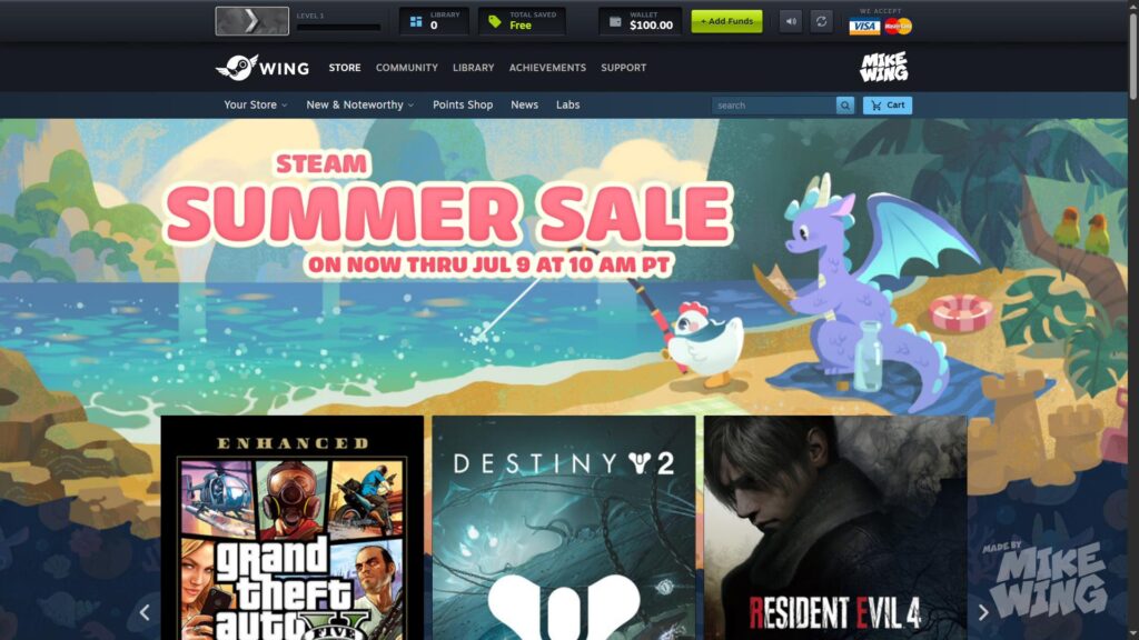 Steam Summer Sale Simulator เว็บจำลองการซื้อเกมบน Steam ที่คุณสามารถช็อปปิงบำบัดได้แบบไม่เสียทรัพย์ 2 Steam Summer Sale Simulator เว็บจำลองการซื้อเกมบน Steam ที่คุณสามารถช็อปปิงบำบัดได้แบบไม่เสียทรัพย์