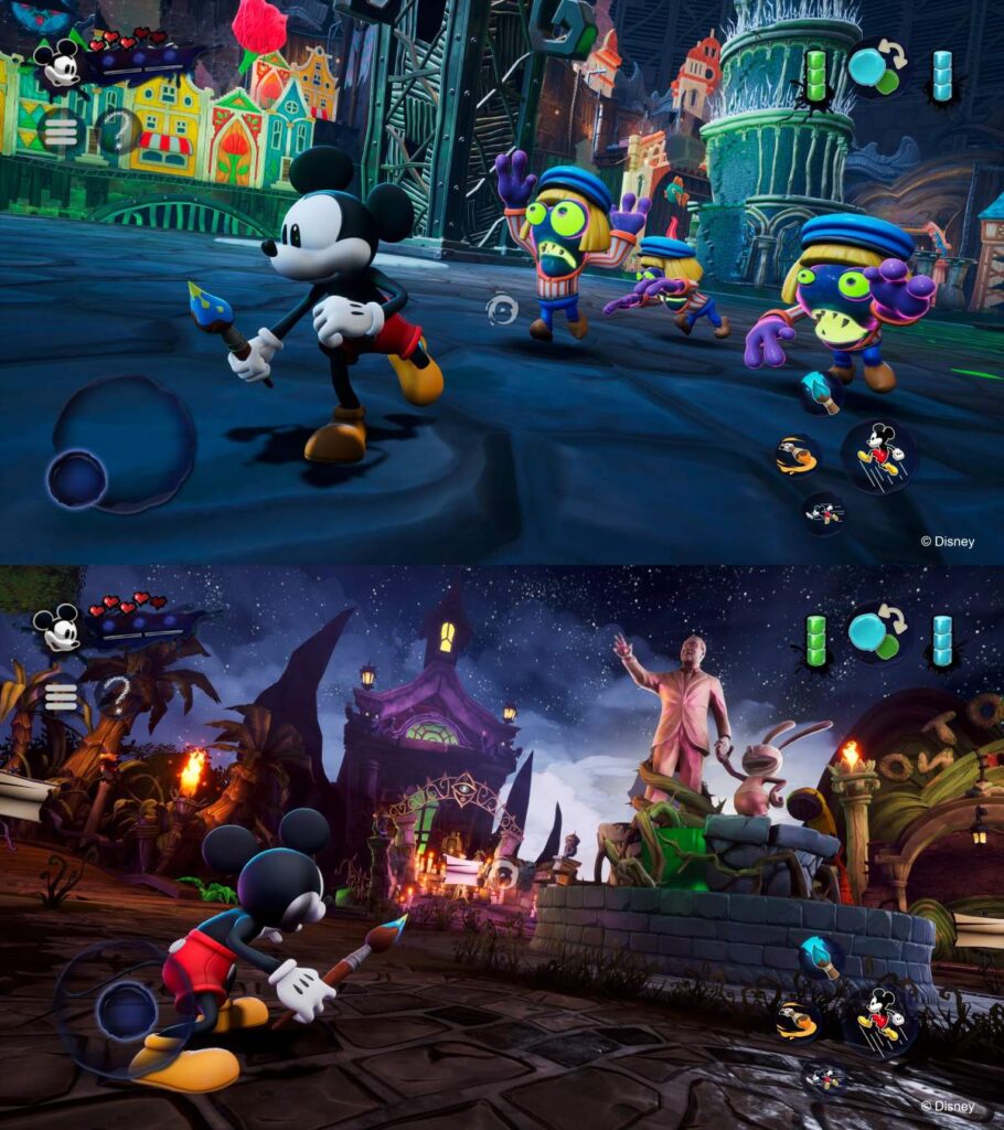 Disney Epic Mickey Rebrushed เปิดลงทะเบียนเวอร์ชันมือถือบนสโตร์ไทย 5 เกี่ยวกับเกม Disney Epic Mickey Rebrushed