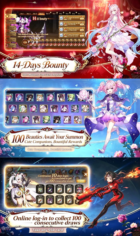 Fantasy of the divine maiden