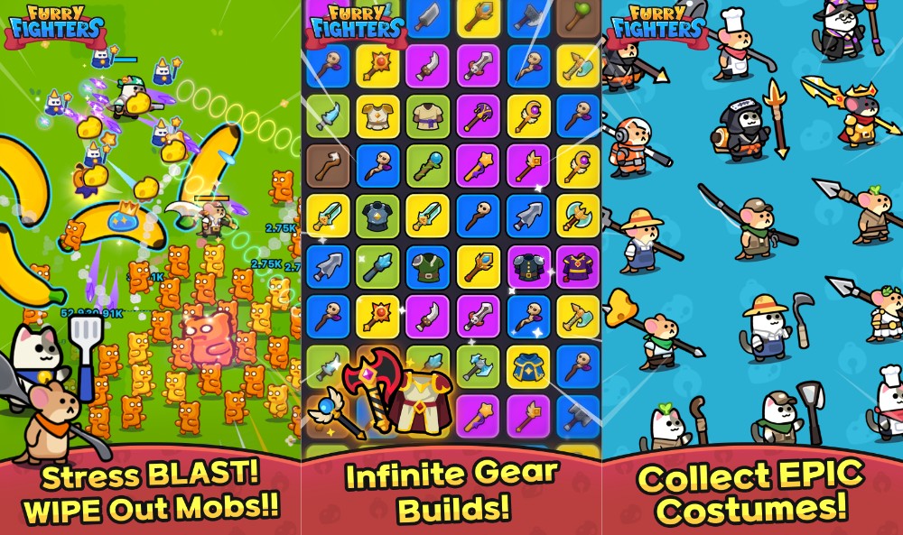 Furry Fighters: Idle RPG เปิดให้บริการบนสโตร์ไทยแล้ว 3 Furry Fighters
