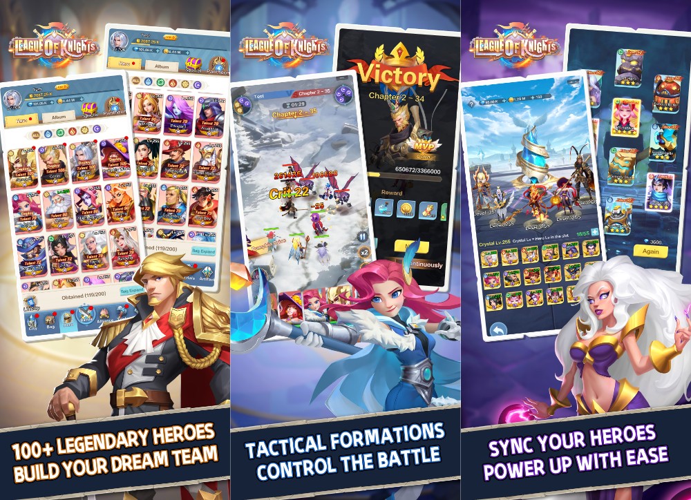 League of Knights เปิดให้บริการบนสโตร์ไทยแล้ว 3 League of Knights