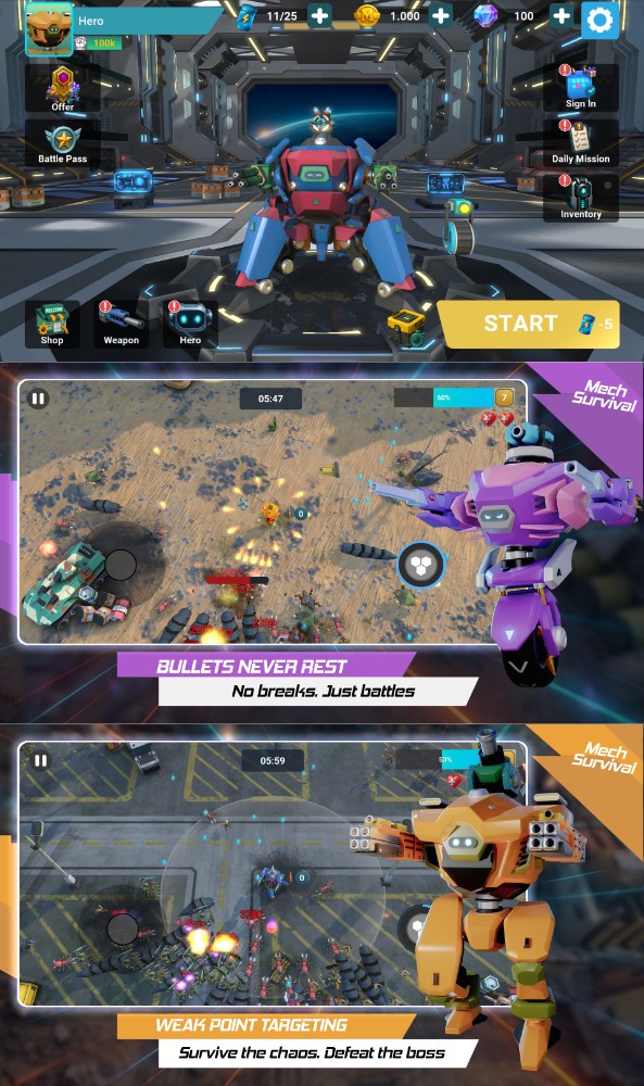 Mech Survival เปิด Beta บนสโตร์ไทยแล้ว 3 Mech Survival