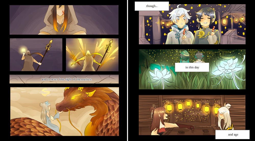 แฟนเกม Genshin Impact วาดการ์ตูน ‘จุดเริ่มต้นของเทศกาล Lantern Rite’ 3 แฟนเกม Genshin Impact วาดการ์ตูน ‘จุดเริ่มต้นของเทศกาล Lantern Rite’