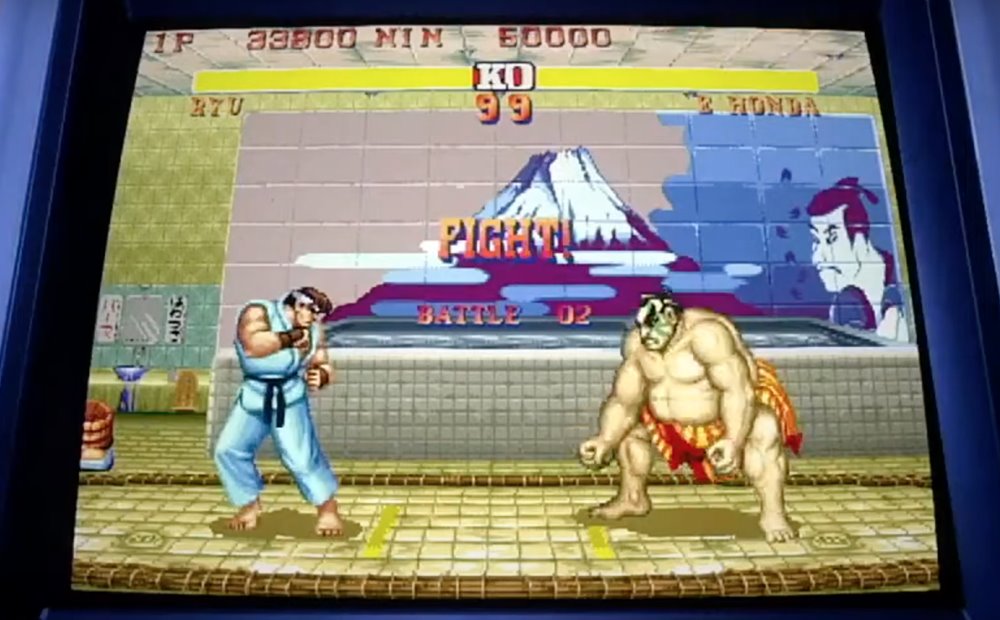 Arcade Stadium ถอดธงอาทิตย์อุทัยออกจาก Street Fighter II 3 Arcade Stadium ถอดธงอาทิตย์อุทัยออกจาก Street Fighter II