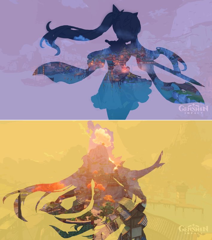 ผู้เล่น Genshin Impact ทำภาพ Wallpaper สุดแหวกมาให้ใช้งานกัน 12 ผู้เล่น Genshin Impact ทำภาพ Wallpaper สุดแหวกมาให้ใช้งานกัน