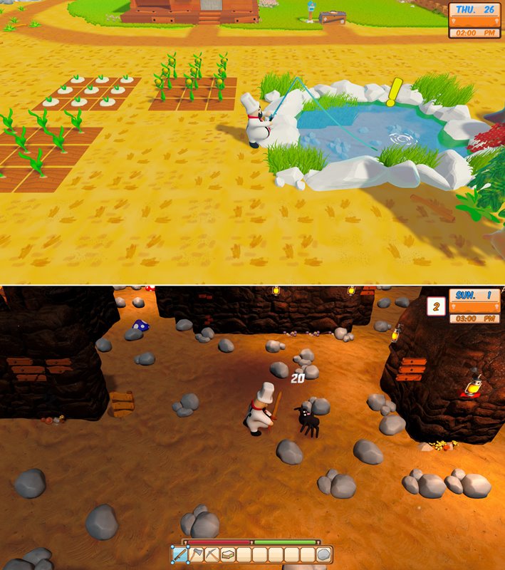Ryewood Town เกมทำฟาร์มผสาน RPG สีสันสดใส 3 Ryewood Town เกมทำฟาร์มผสาน RPG สีสันสดใส